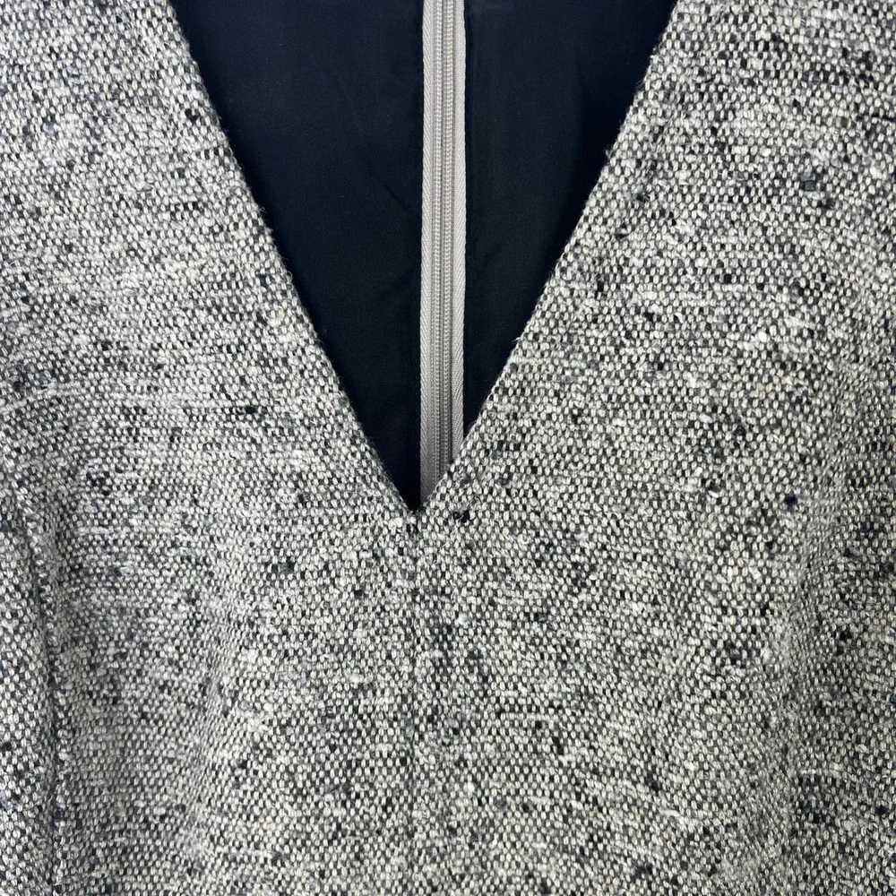 TORY BURCH Classic Priscilla Tweed Corporate Career Polished Office Dress Size 2